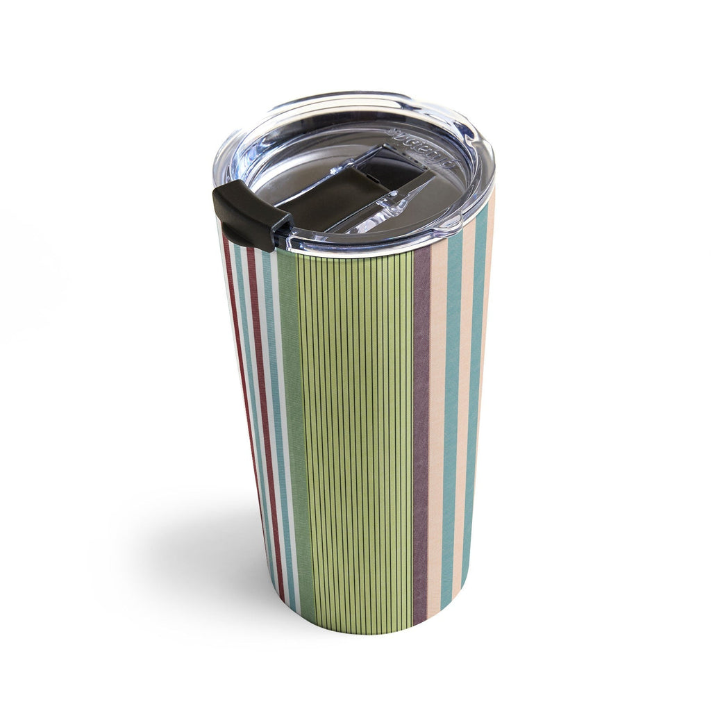 Marta Barragan Camarasa Colorful Stripe Delight Travel Mug
