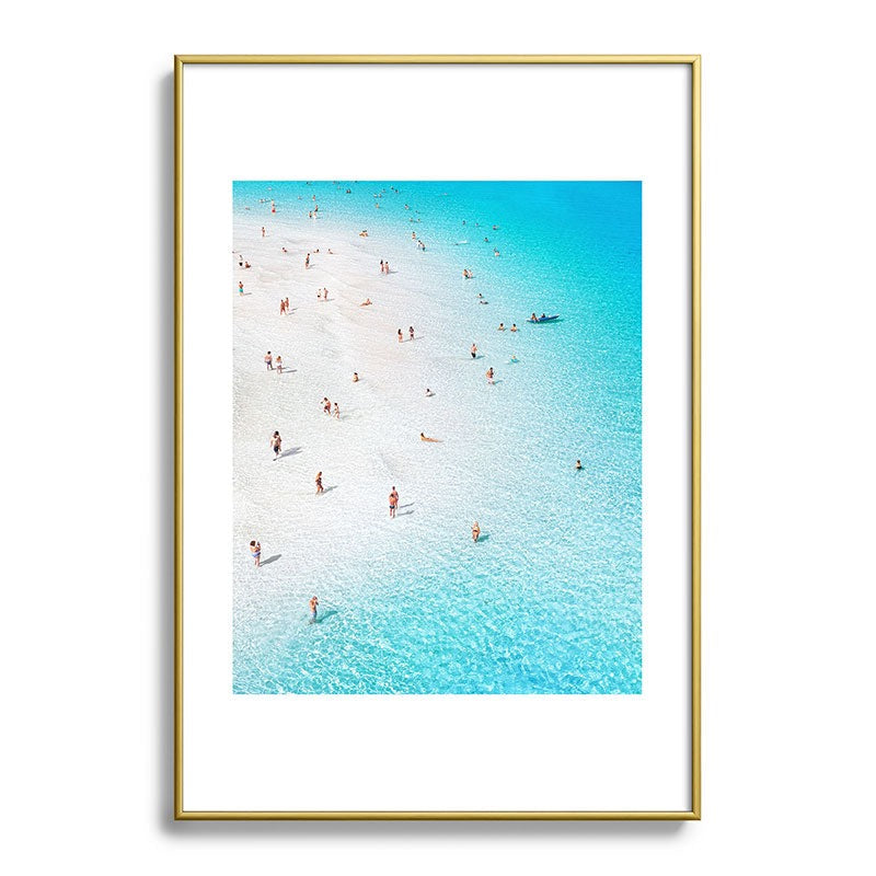 Gal Design Beach Daydream Metal Framed Art Print