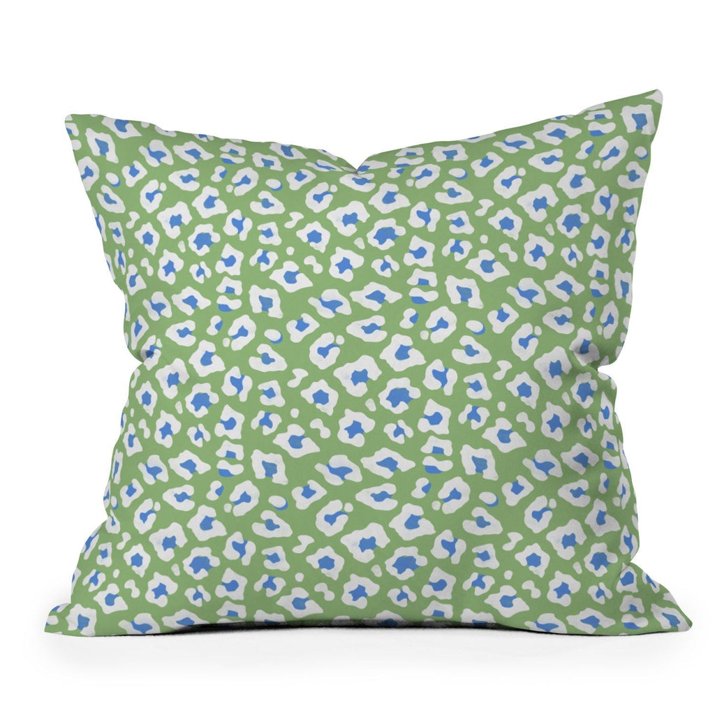 Avenie BR Cheetah Print Outdoor Throw Pillow