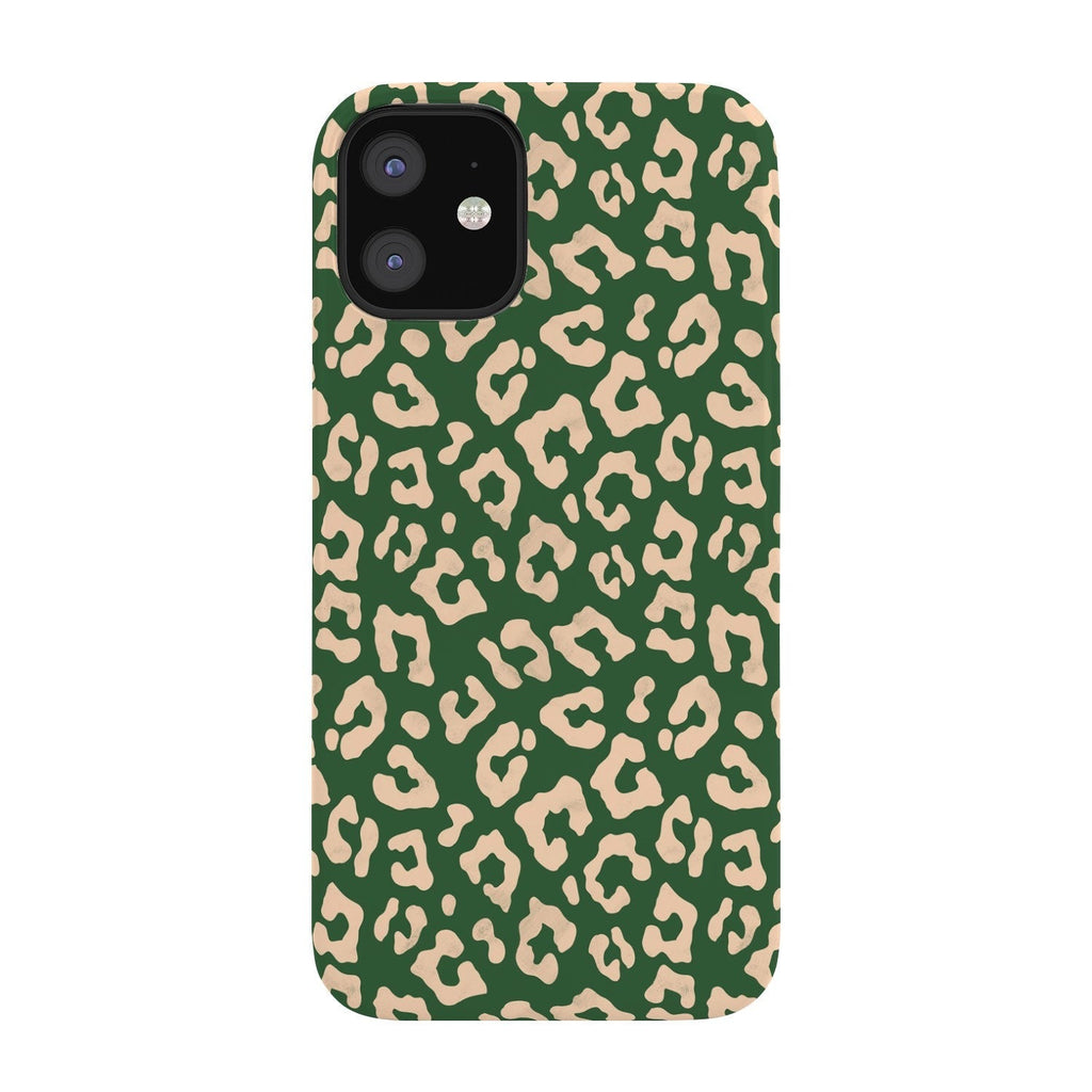 Avenie BR Cheetah Print In Green Phone Case