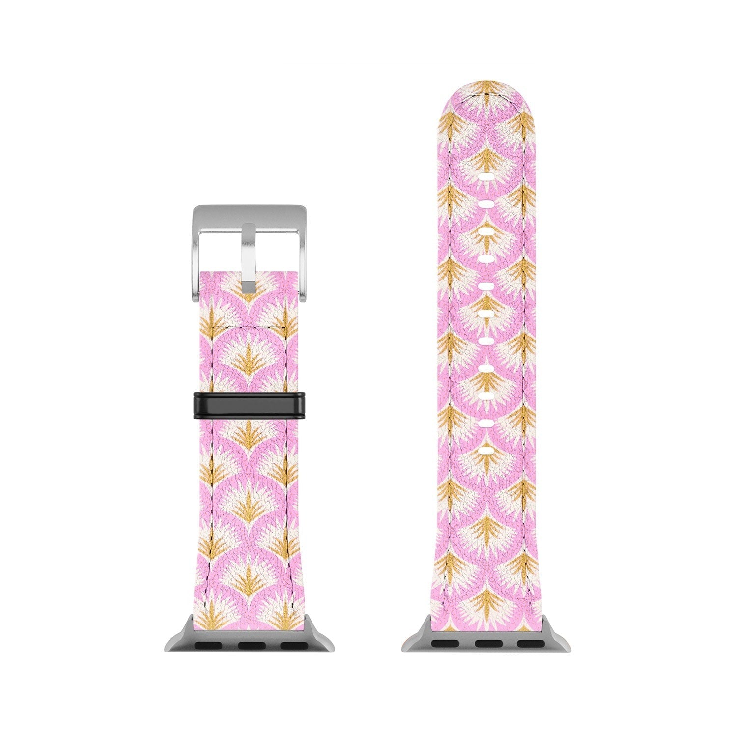 Jennifer Labre Pink Palmetto Apple Watch Band