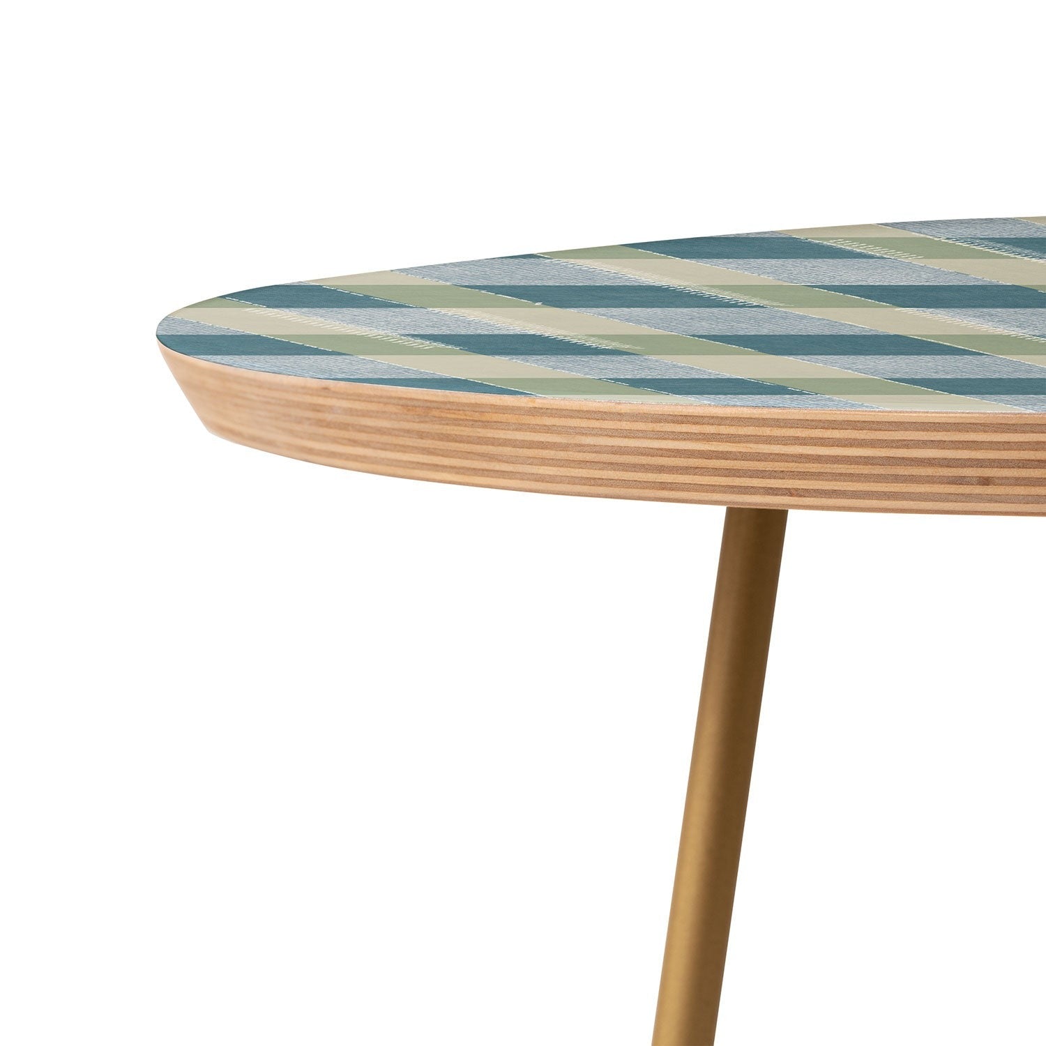 Marta Barragan Camarasa Country Style Checks Round Side Table