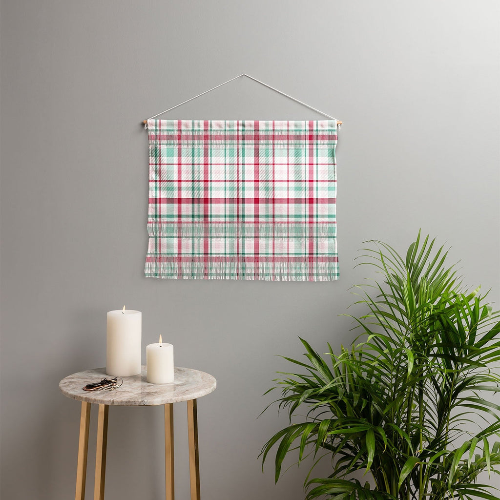 Lisa Argyropoulos Merry Vintage Plaid Wall Hanging Landscape