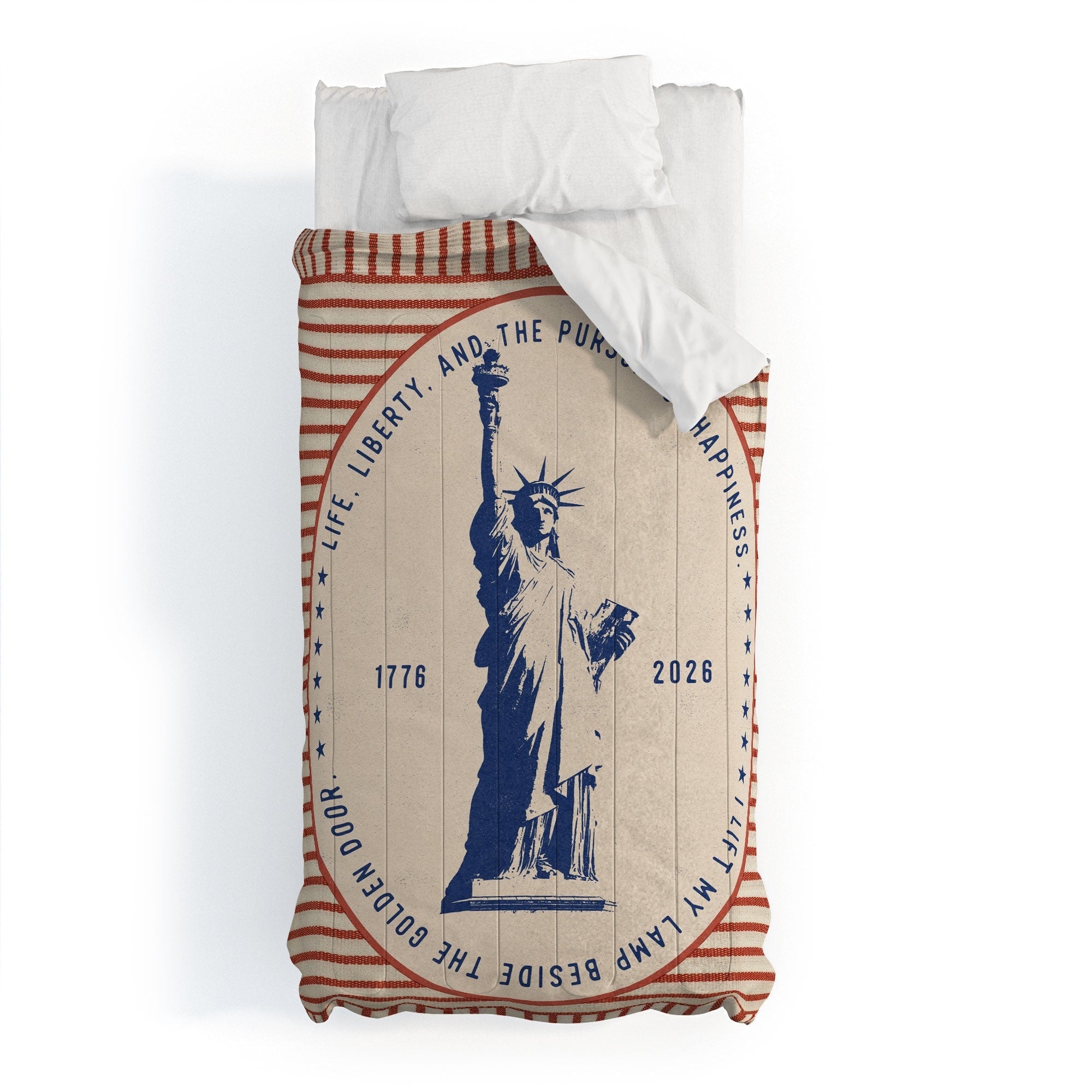 DENY Designs Life Liberty Comforter