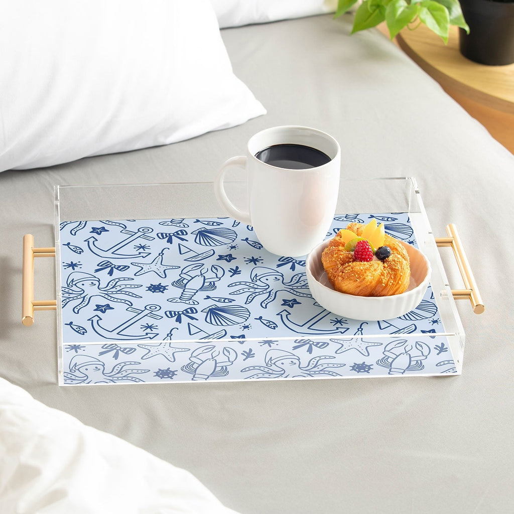 Design by Spark Marine Christmas Holiday Acrylic Tray