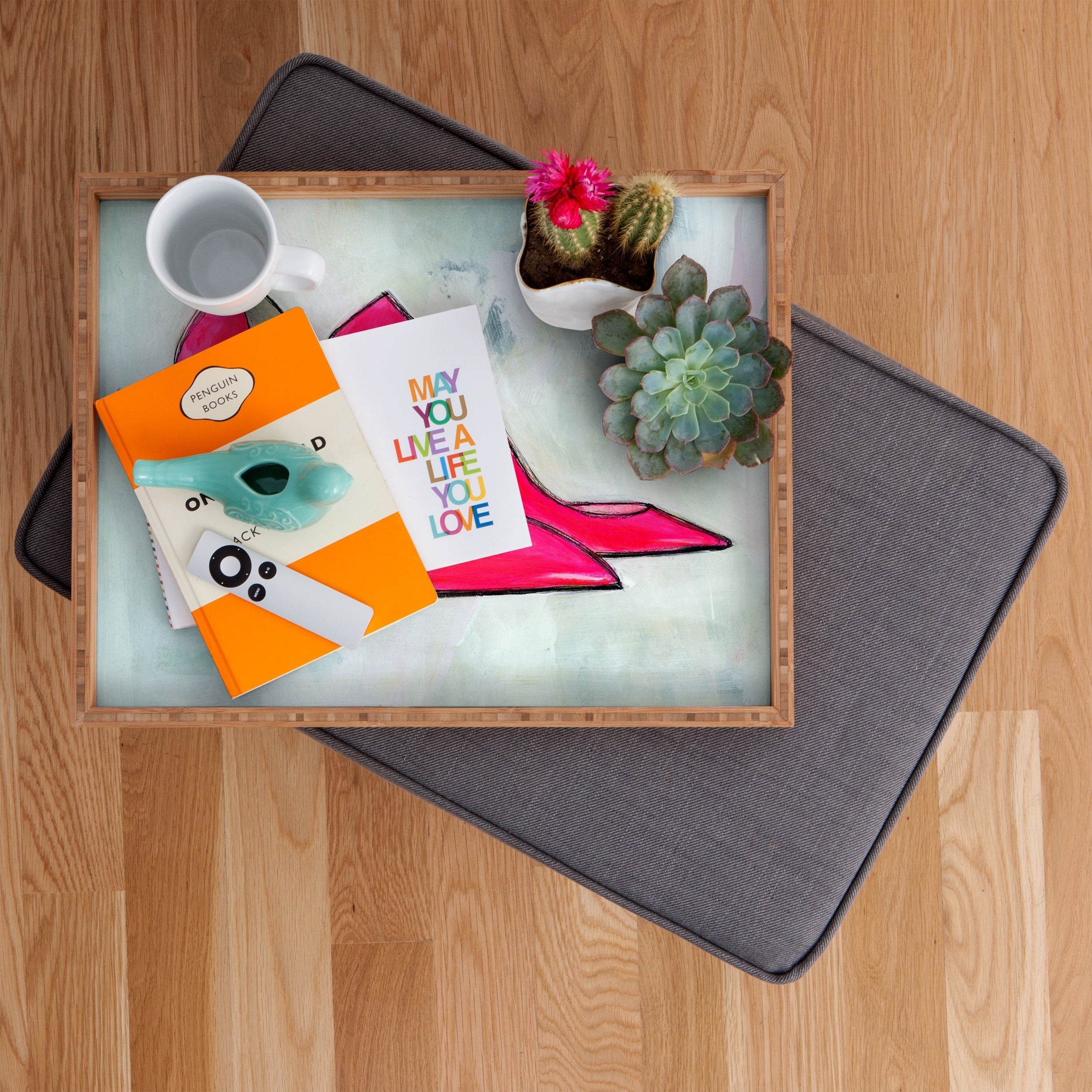 Sophia Buddenhagen Neon Walk Rectangular Tray