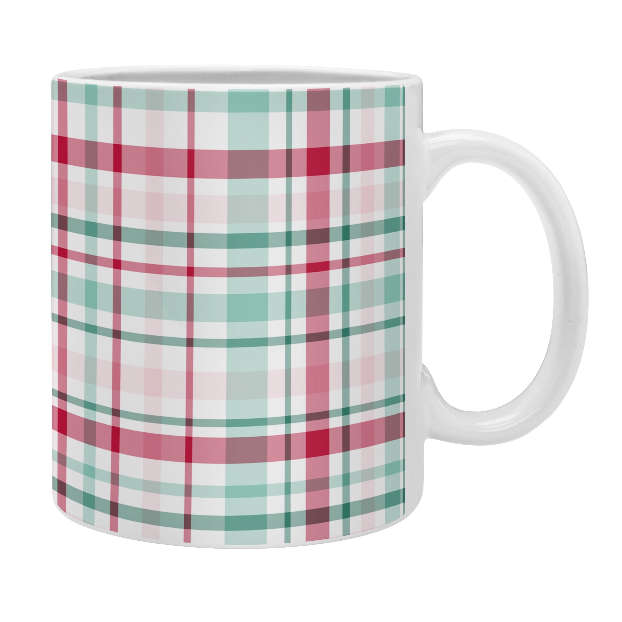 Lisa Argyropoulos Merry Vintage Plaid Coffee Mug
