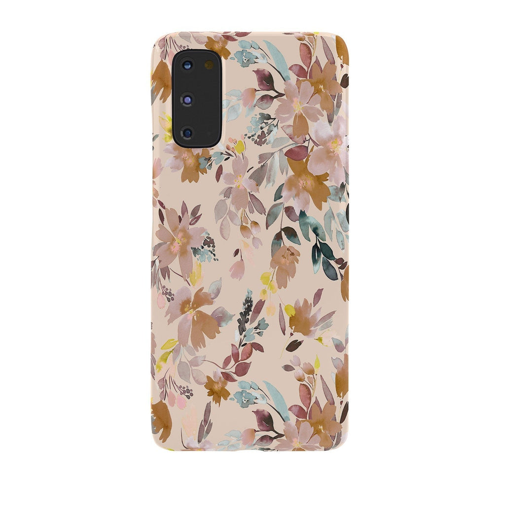 Ninola Design Botanic Retreat Floral Oleander Whimsical Soft Pink Phone Case