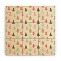 Design by Spark Christmas Tree Delight Wood Wall Mural
