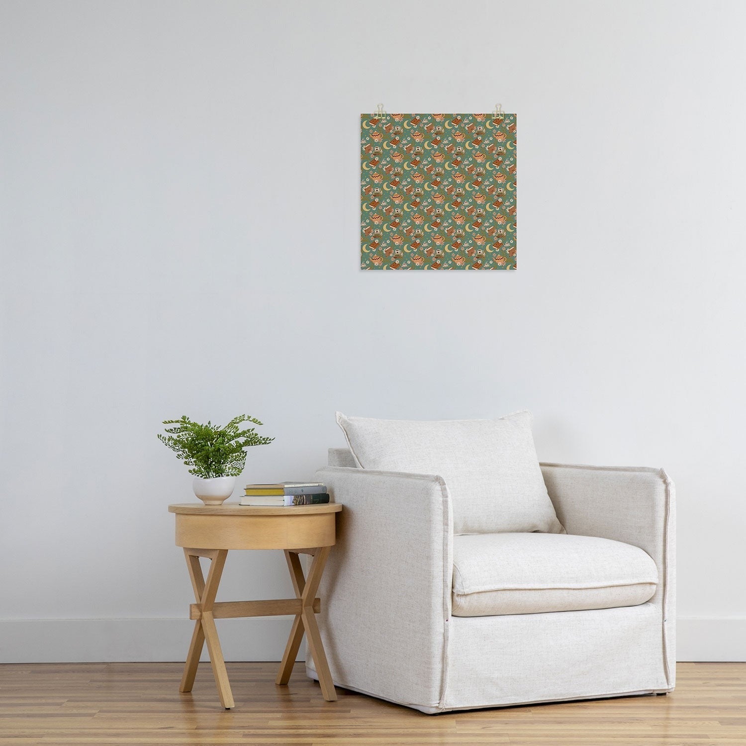 Avenie Moonlit Reading Nook I Art Print