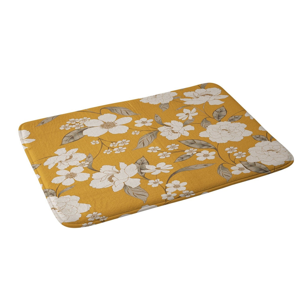 Gabriela Fuente Roberta Sunflower Memory Foam Bath Mat