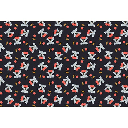 Jennifer Labre Cherries and Bows Wall Mural