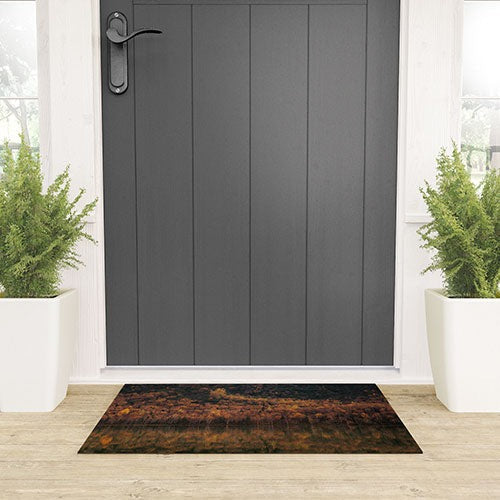 Hannah Kemp Fall Lake Welcome Mat