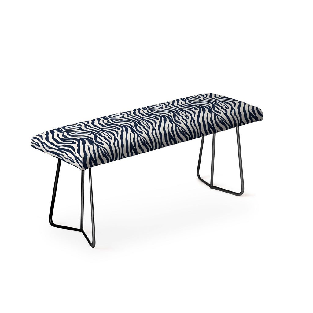 Avenie BR Navy Tiger Stripes Bench