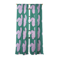 Camilla Foss Pebbles and Rabbit Sheer Window Curtain