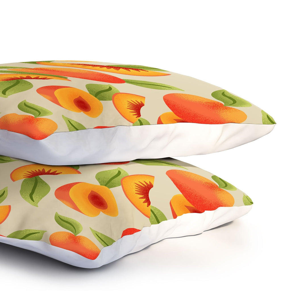 Jessica Molina Peach Pattern Pillow Shams
