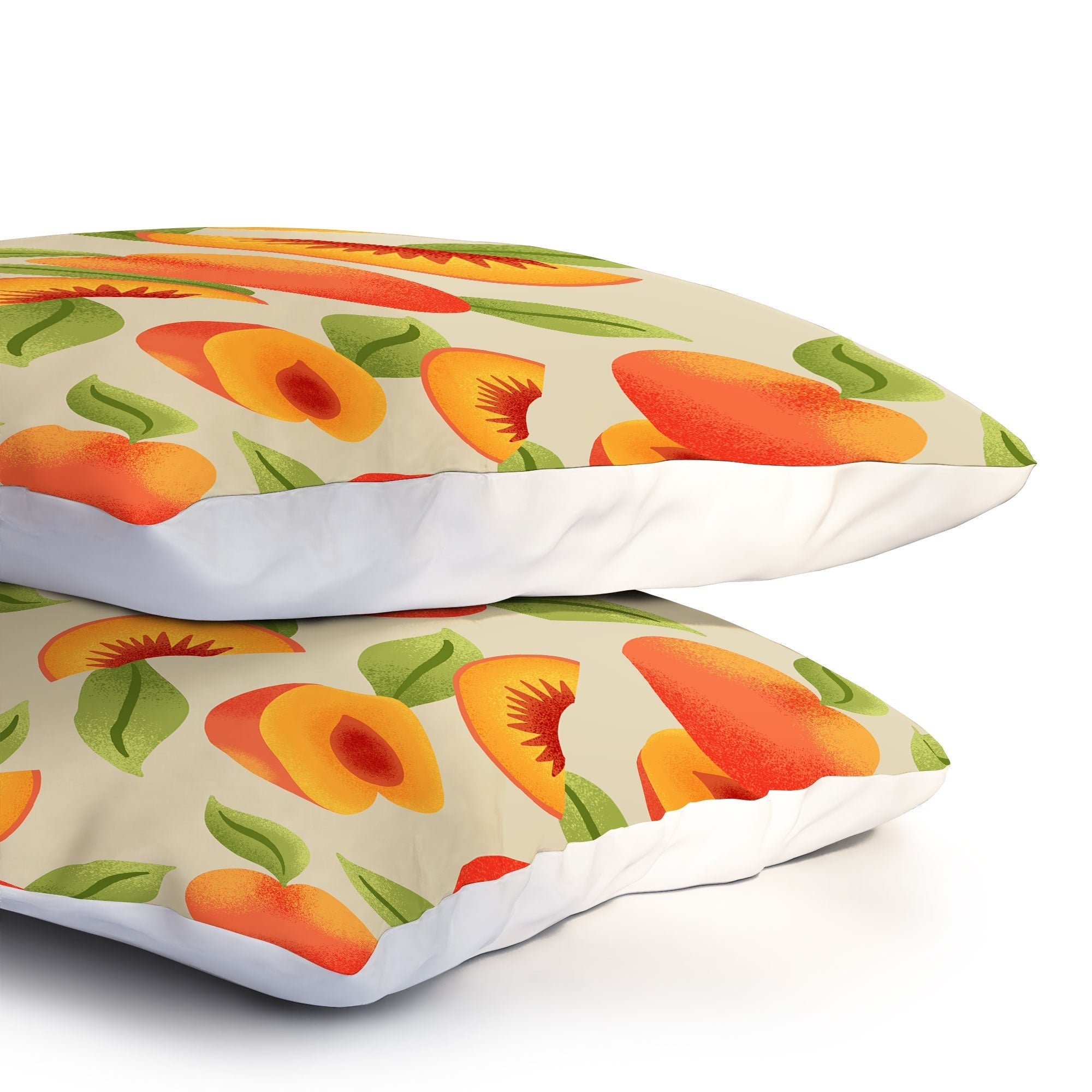 Jessica Molina Peach Pattern Pillow Shams