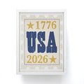 DENY Designs USA Stamp Framed Mini Art Print