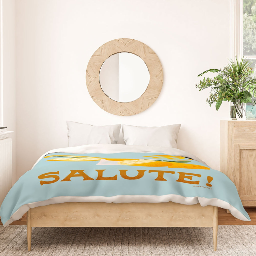 Jessica Molina Limoncello Cocktail Duvet Cover