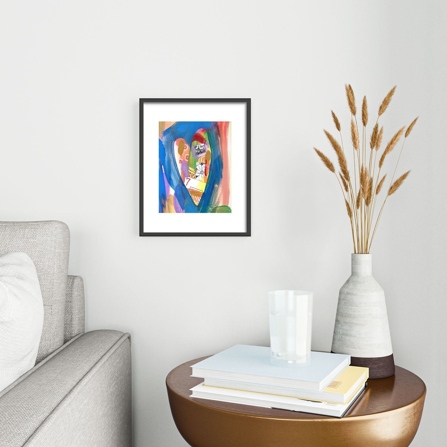 Natalie Baca Lucky in Love Metal Framed Art Print
