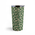 Avenie BR Cheetah Print In Green Travel Mug