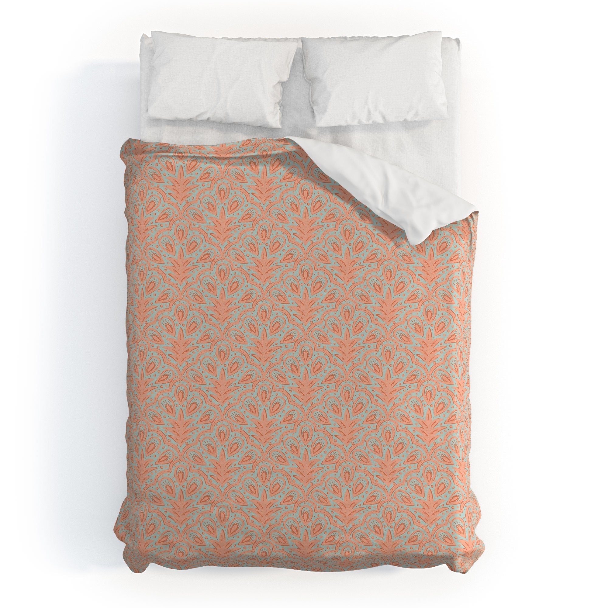 CoastL Studio Palm Scallop Duvet Cover