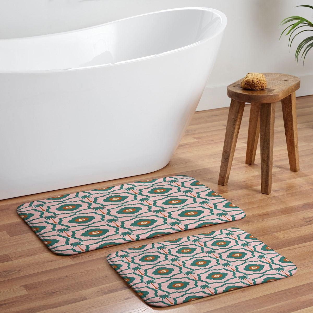 Design by Spark Mid Mod Palm Springs Memory Foam Bath Mat