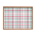 Lisa Argyropoulos Merry Vintage Plaid Rectangular Tray