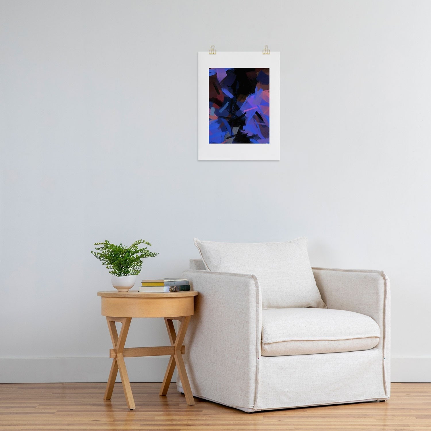 83 Oranges Midnight Sparks Art Print