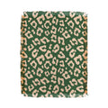 Avenie BR Cheetah Print In Green Throw Blanket