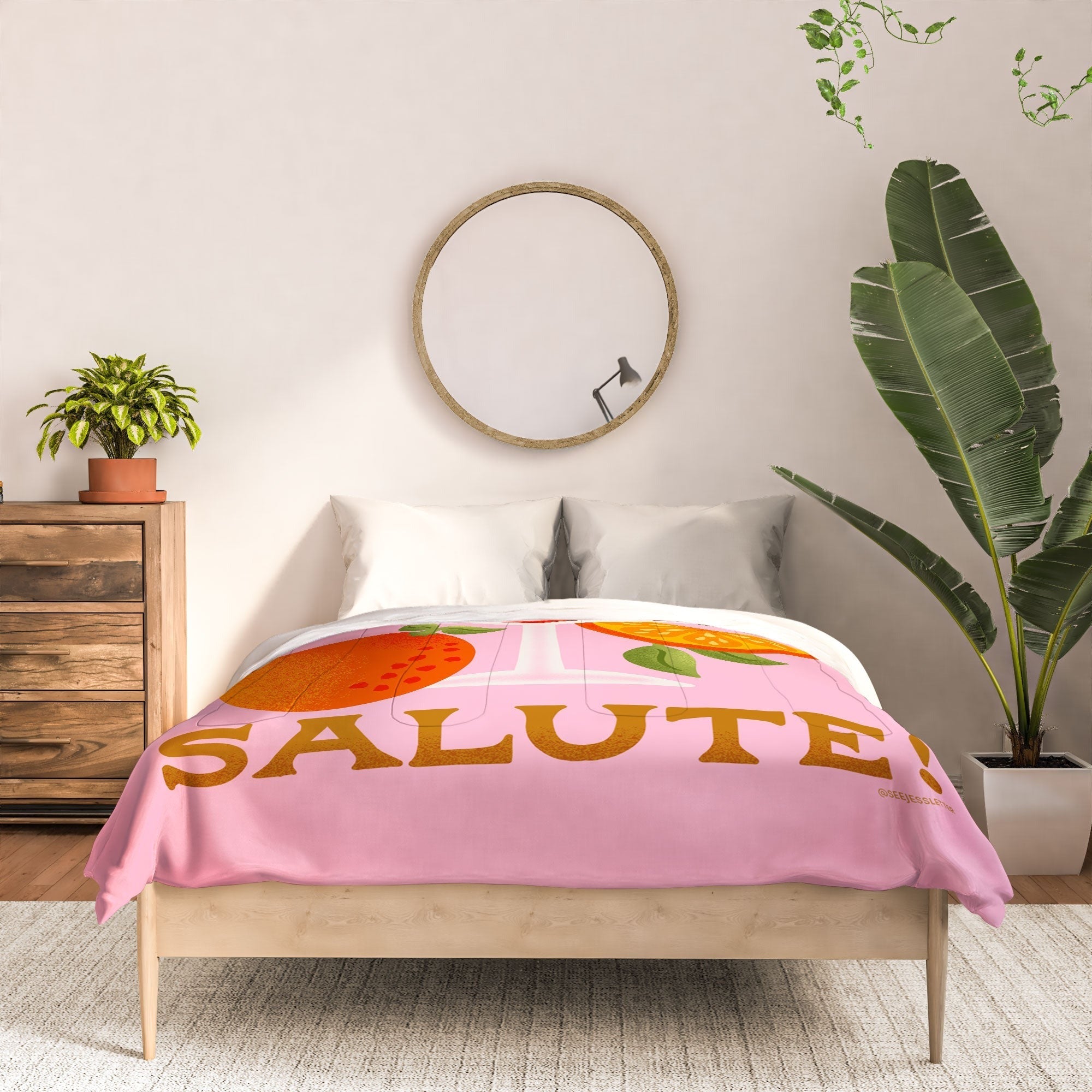 Jessica Molina Orange Spritz Comforter