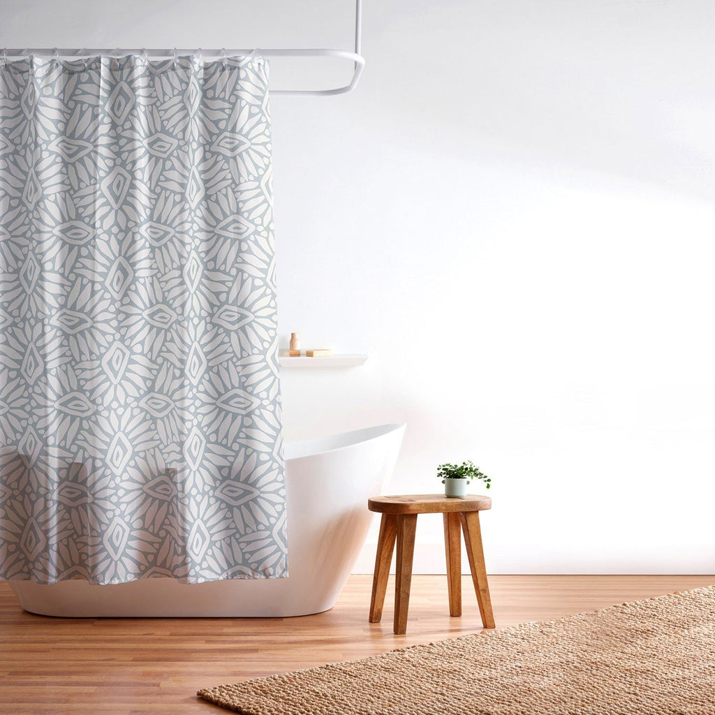 CoastL Studio Palm Ogee Shower Curtain