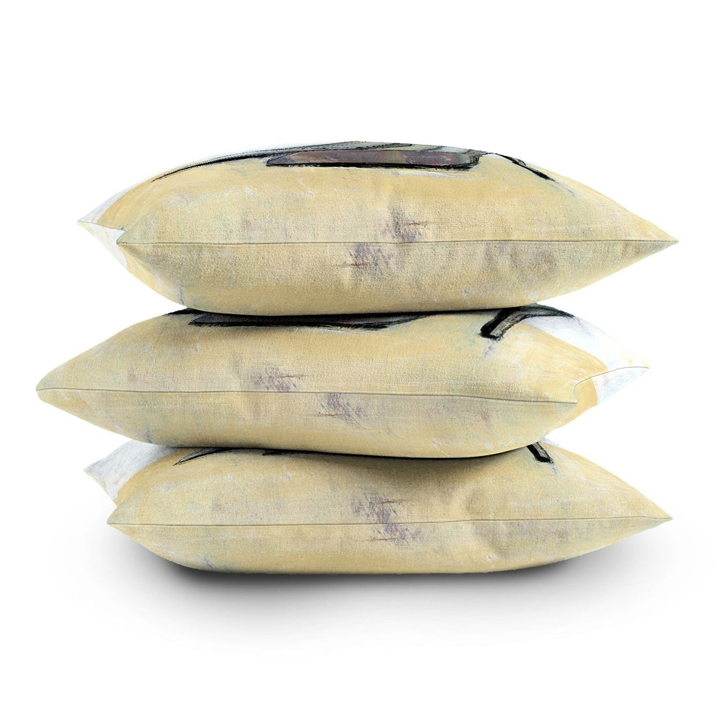 Sophia Buddenhagen Grey Stiletto Outdoor Throw Pillow