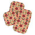 Design by Spark Tigress Queen Bee Coaster Set