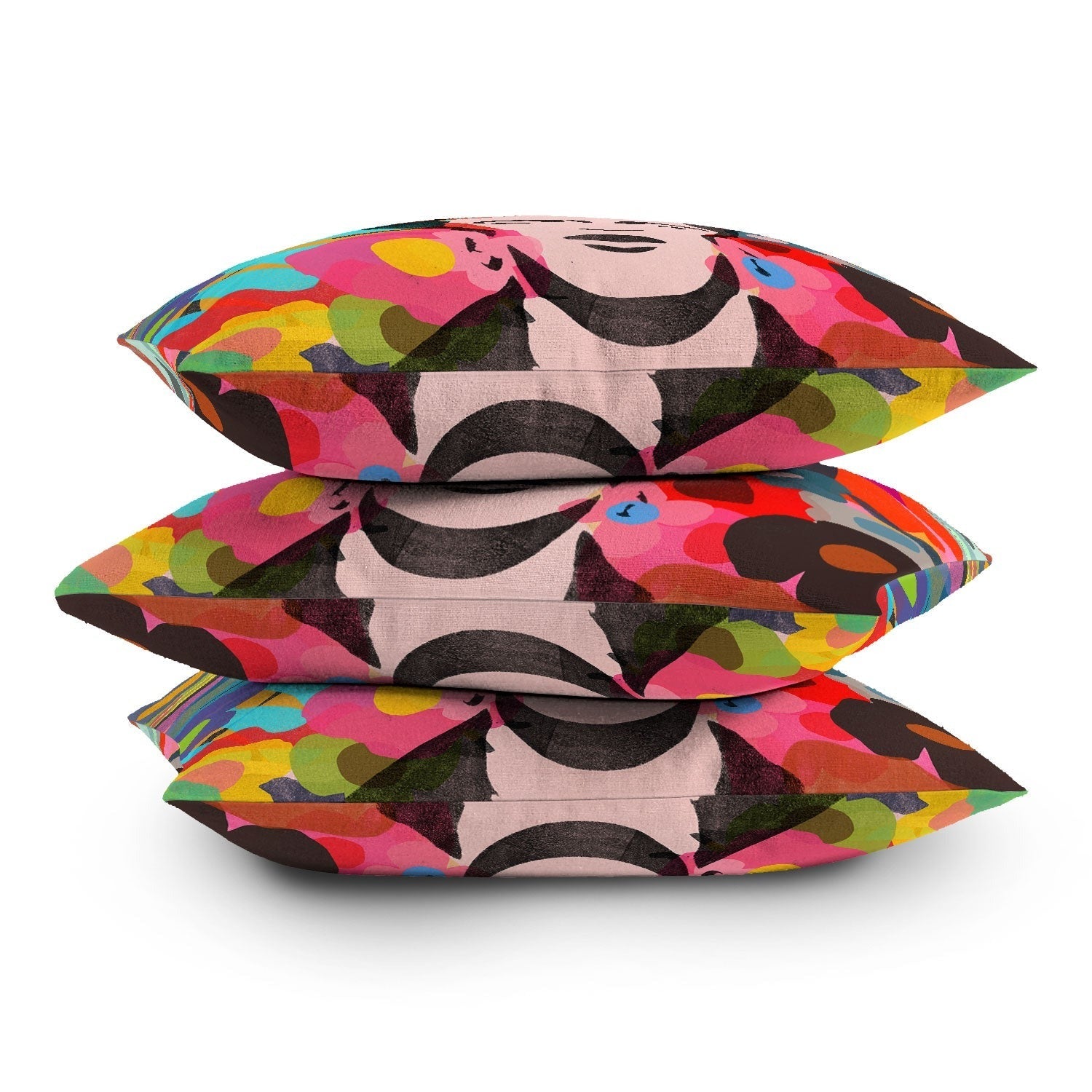 Garima Dhawan frida 1d Outdoor Throw Pillow