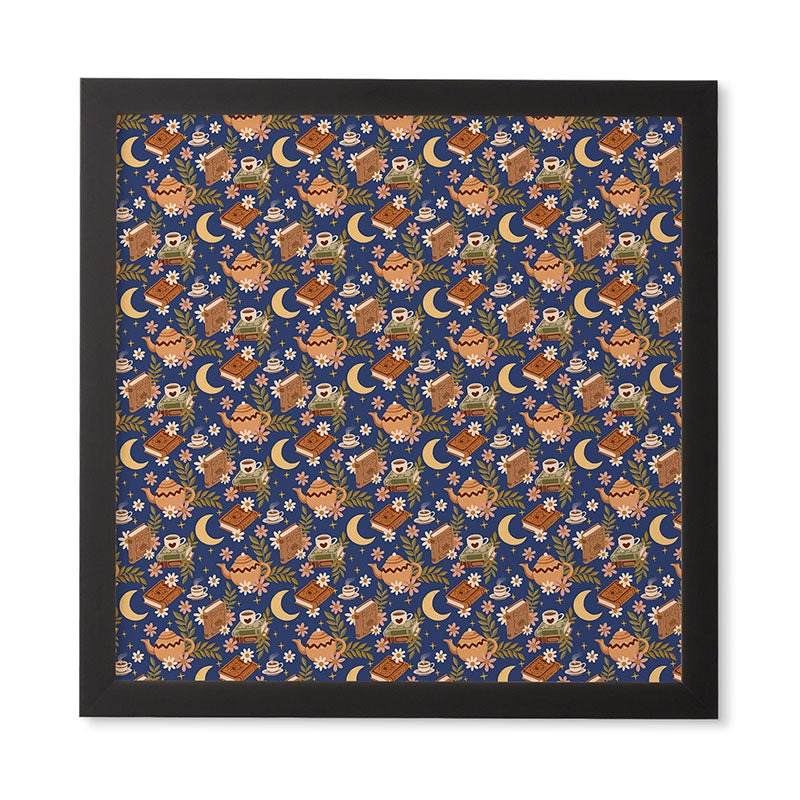 Avenie Moonlit Reading Nook II Framed Wall Art