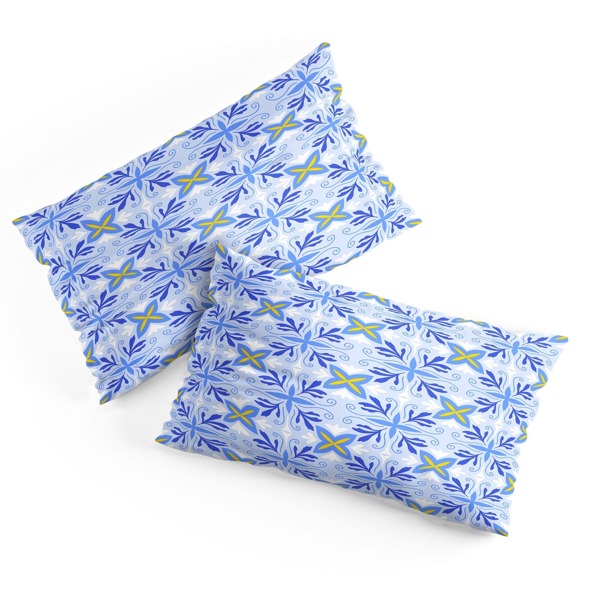 Design by Spark Dolce Vita Flourish Tile Pillow Shams