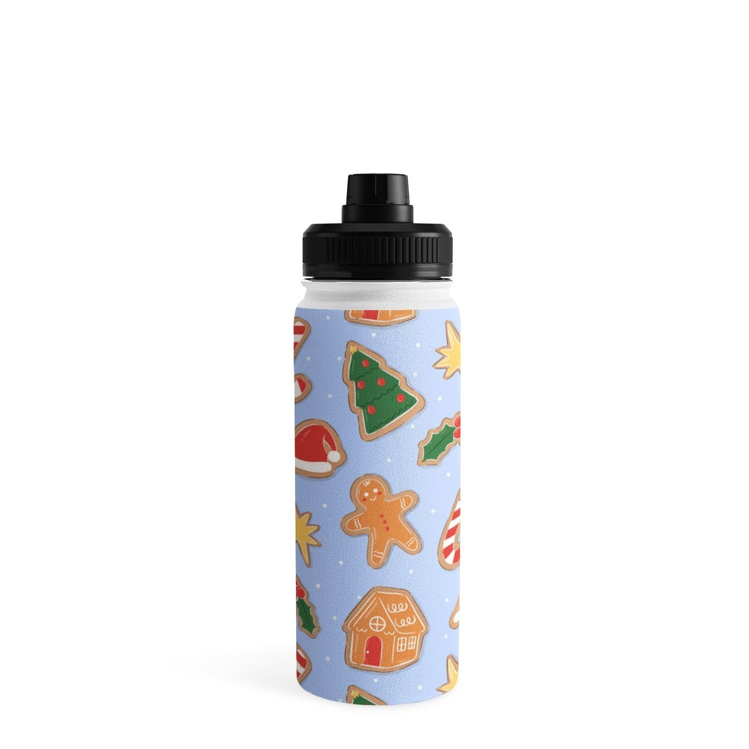 Love_Ryming Christmas Cookies Water Bottle