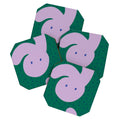 Camilla Foss Pebbles and Rabbit Coaster Set