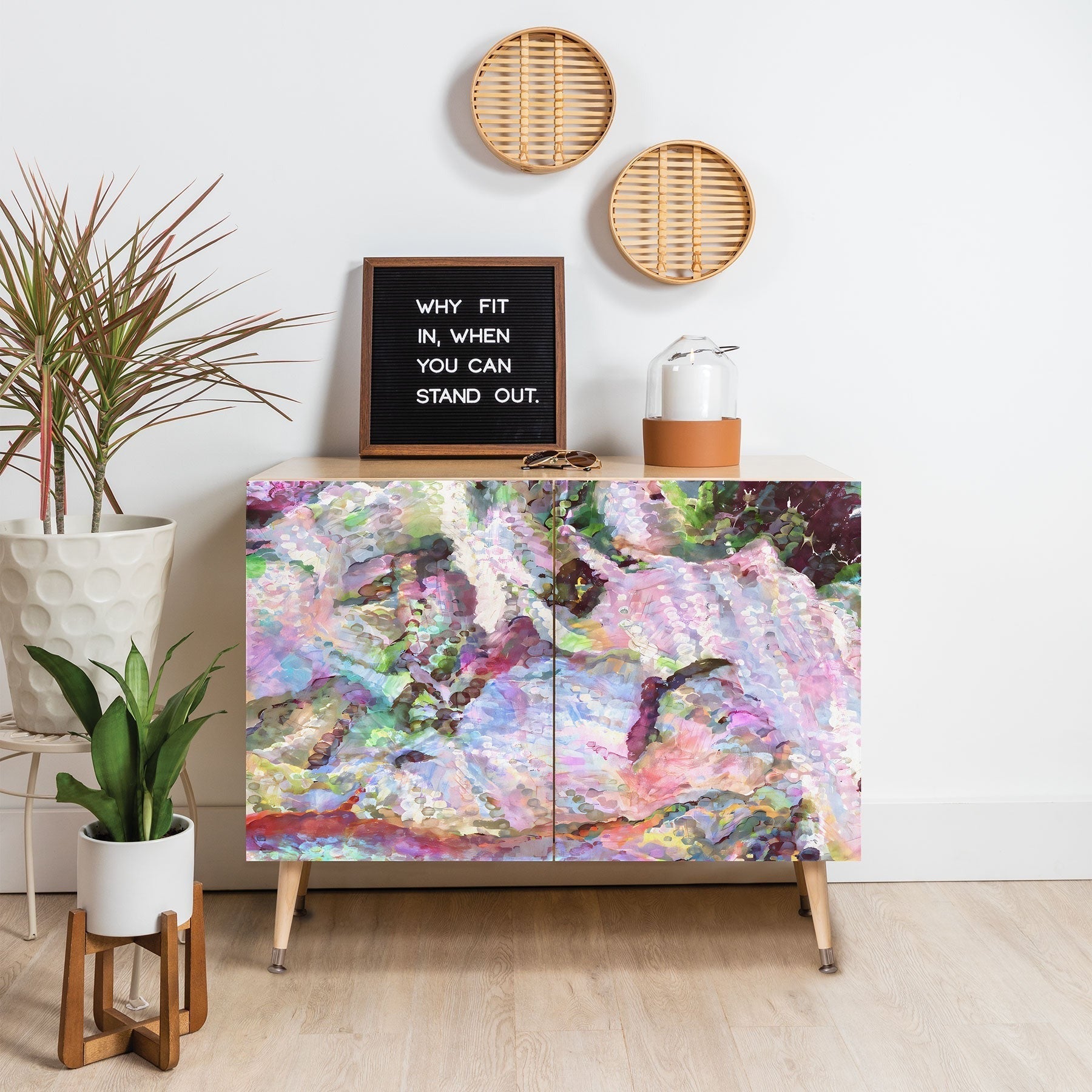 83 Oranges Sequin Haze Credenza