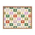 LouBruzzoni Retro Star Block Pattern Rectangular Tray
