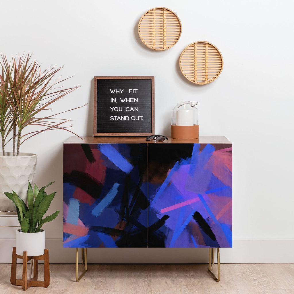 83 Oranges Midnight Sparks Credenza