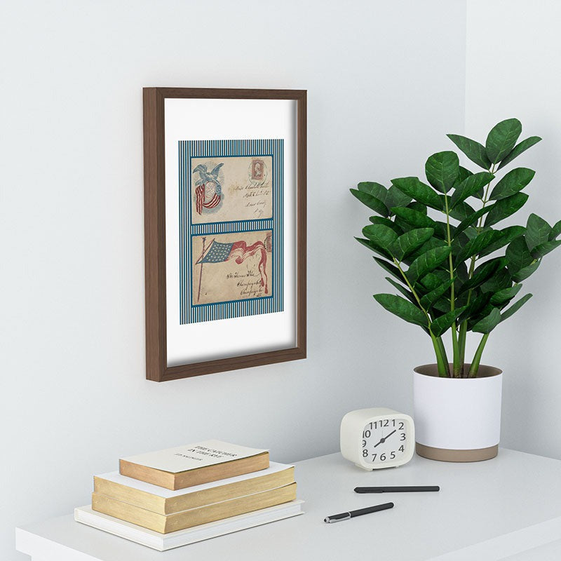 DENY Designs Civil War Envelopes Recessed Framing Rectangle