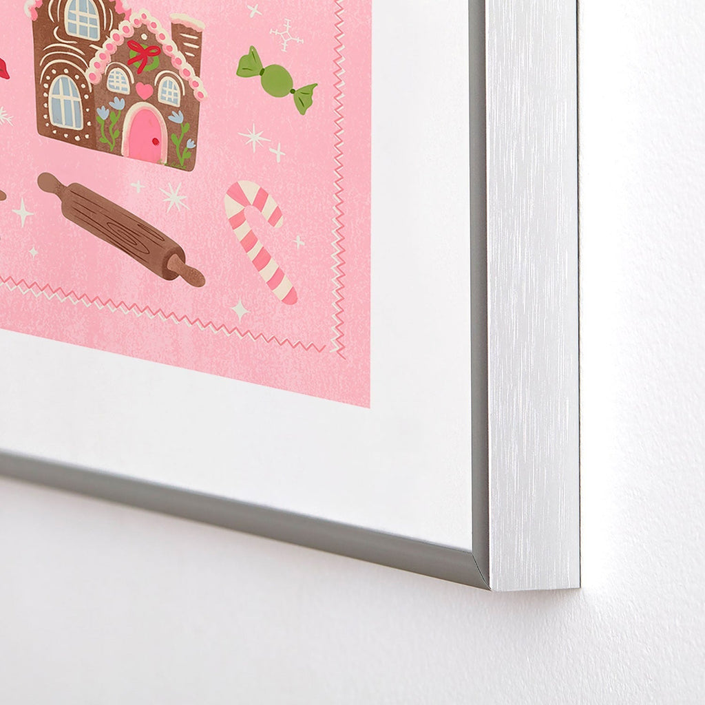 carriecantwell Sweet Christmas Holidays Metal Framed Art Print