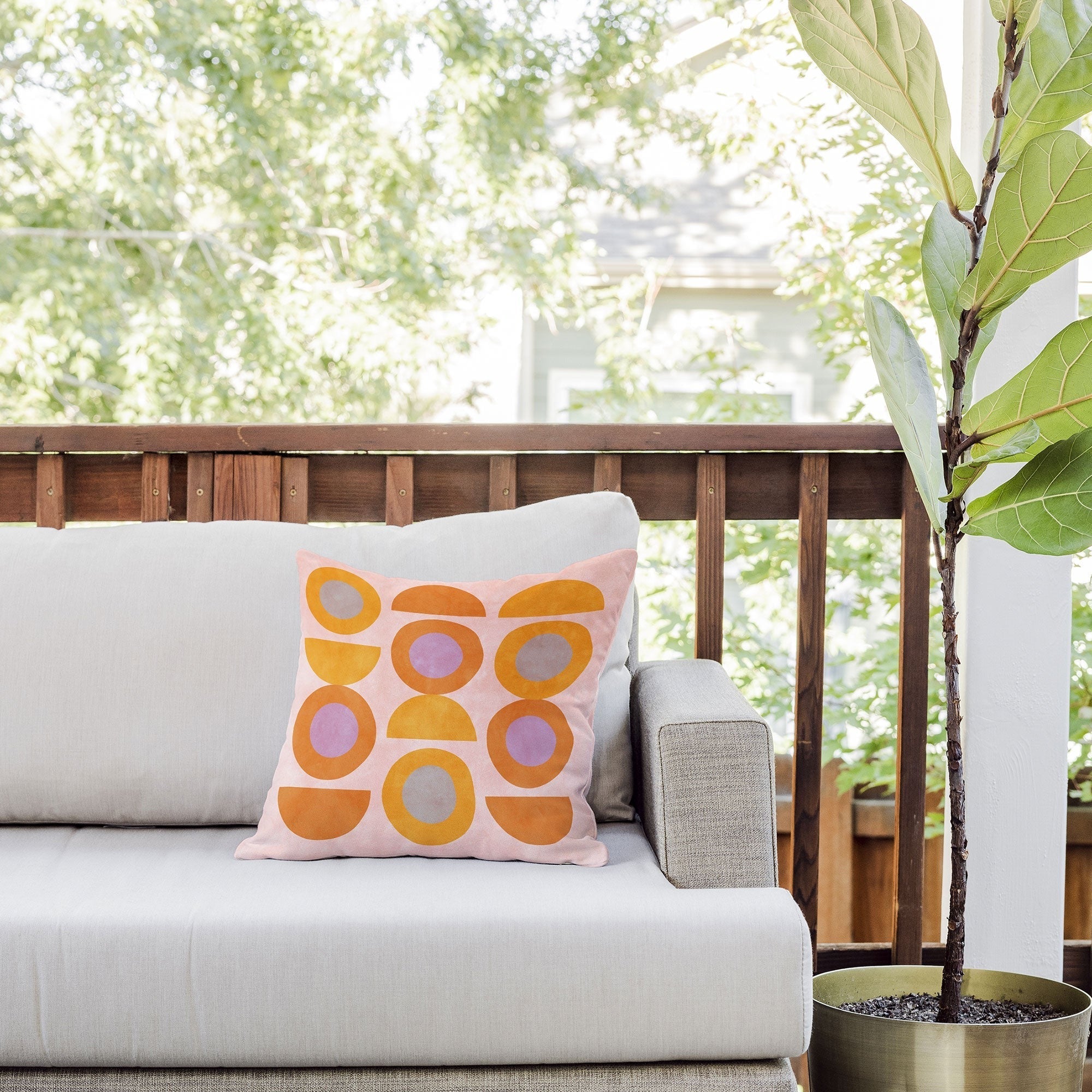 Mirimo Warm Balance Outdoor Throw Pillow