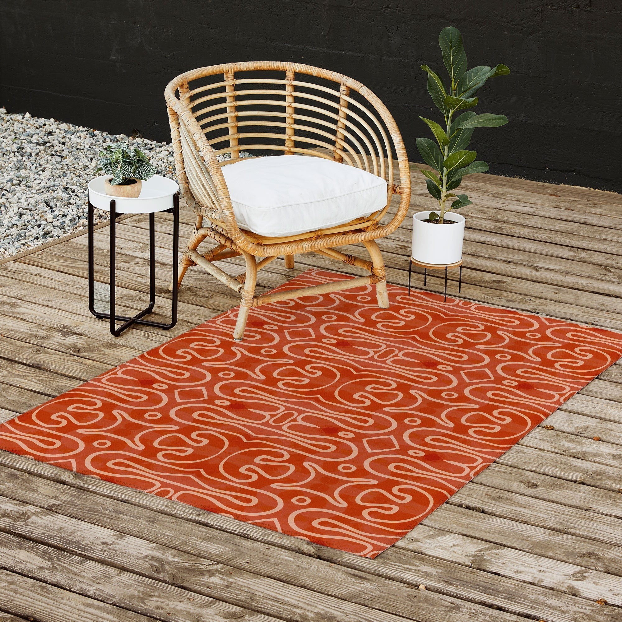 Mirimo Venexiana Burnt Orange Outdoor Rug