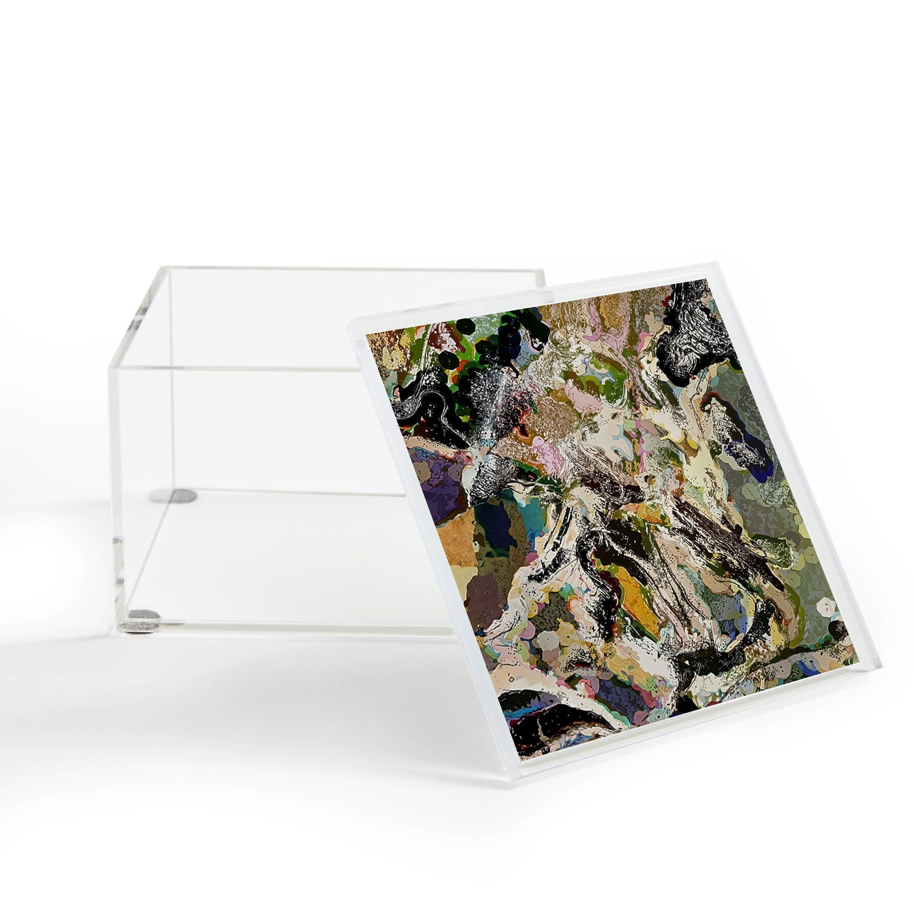 83 Oranges Echoes Beneath the Surface Acrylic Box