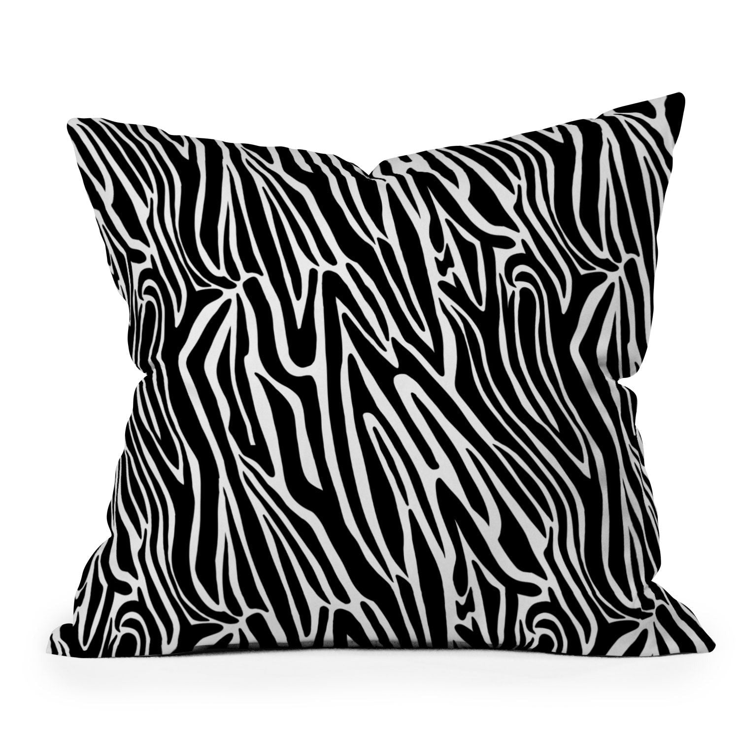 Jennifer Labre Wild Zebra Throw Pillow