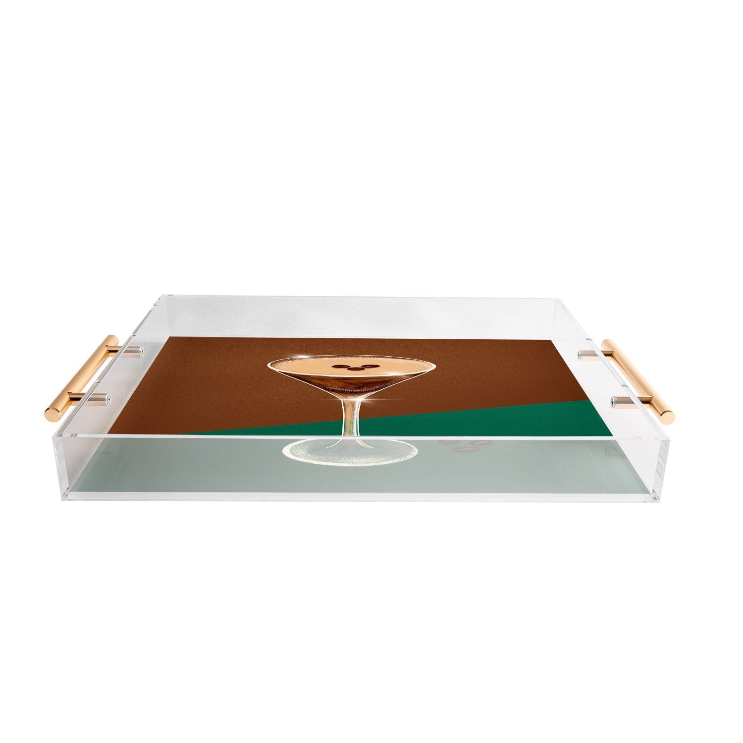 Design by Spark Expresso Martini Coffee Beans Acrylic Tray