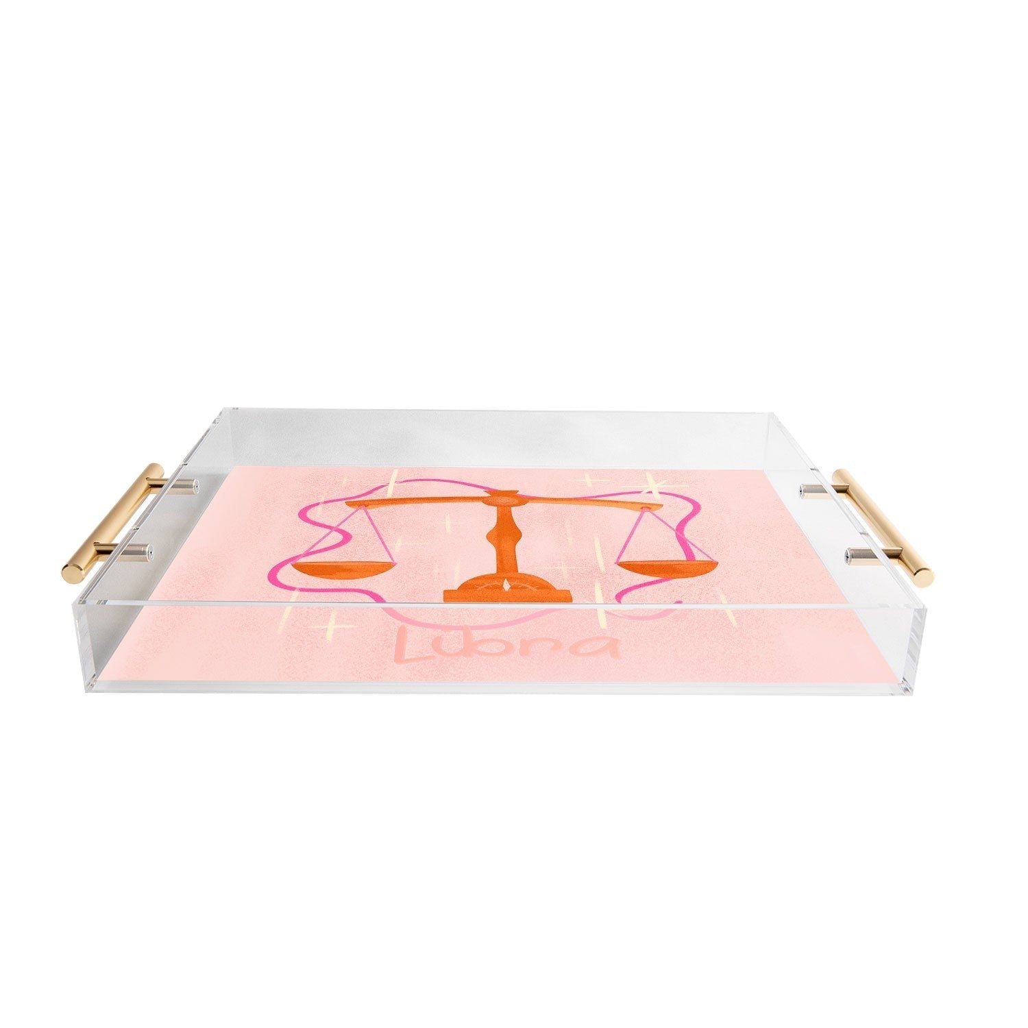Little Om Zodiac Signs Libra Acrylic Tray